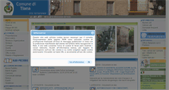Desktop Screenshot of comune.tiana.nu.it
