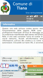 Mobile Screenshot of comune.tiana.nu.it